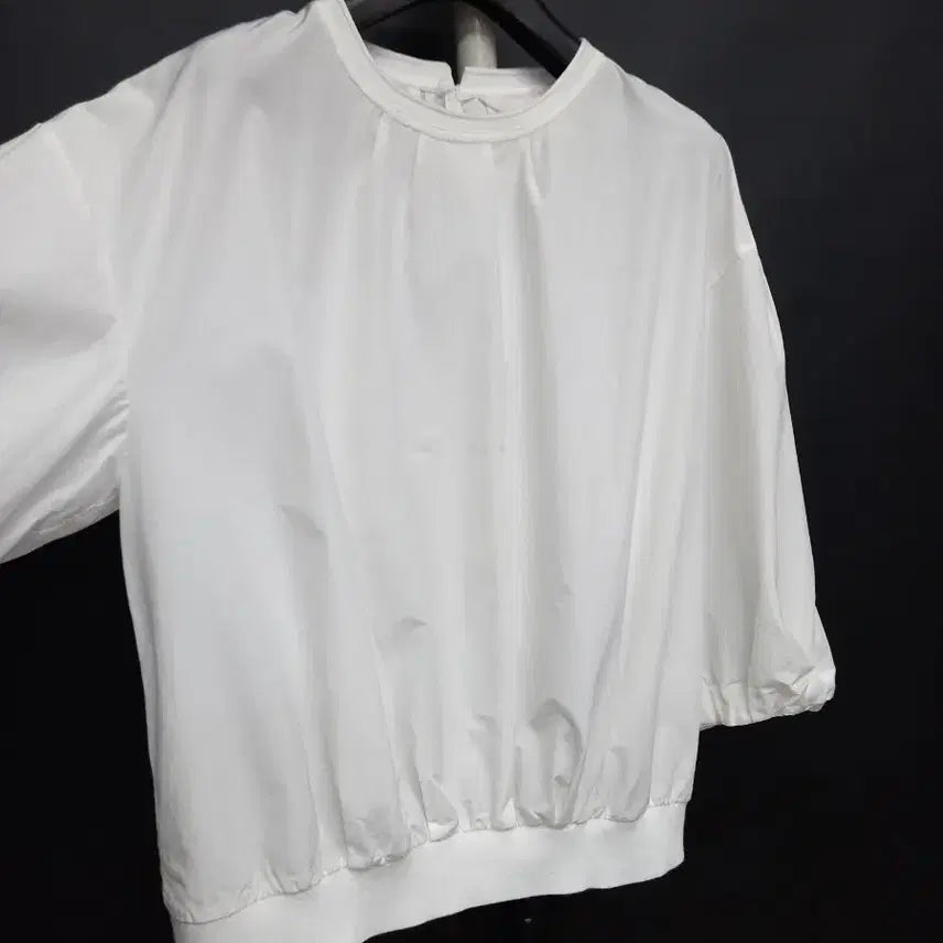 [BUNJANG] LUSSO Pocono 7/8 Sleeve Blouse (White) / LUSSO 루쏘 포코노 춘하 7부8부 블라우스 66