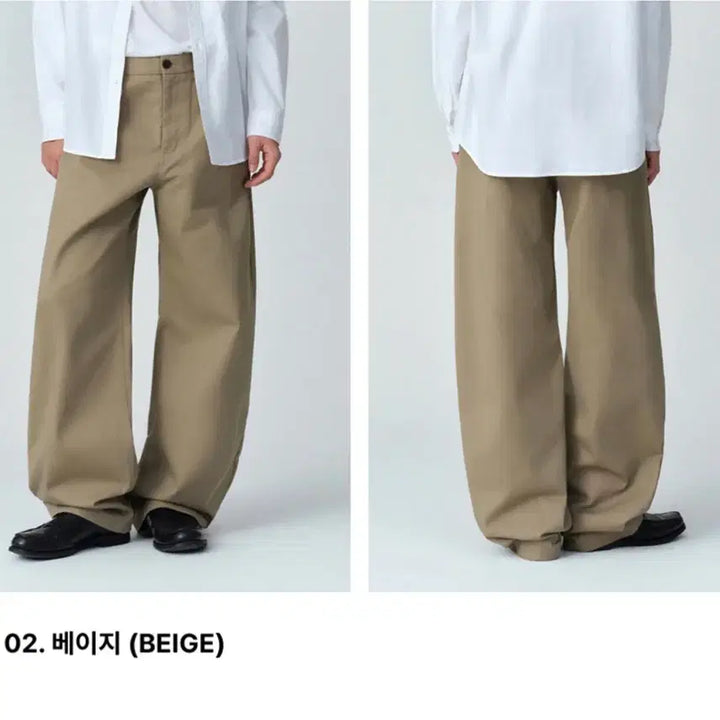 [SOLD OUT] 무탠다드 솔리드 CP 커브드 치노 팬츠 베이지 31사이즈 판매합니다