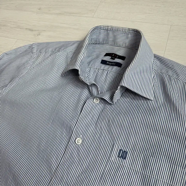 [BUNJANG] Daks Striped Shirt (Size 100) / 100 닥스 스트라이프 셔츠