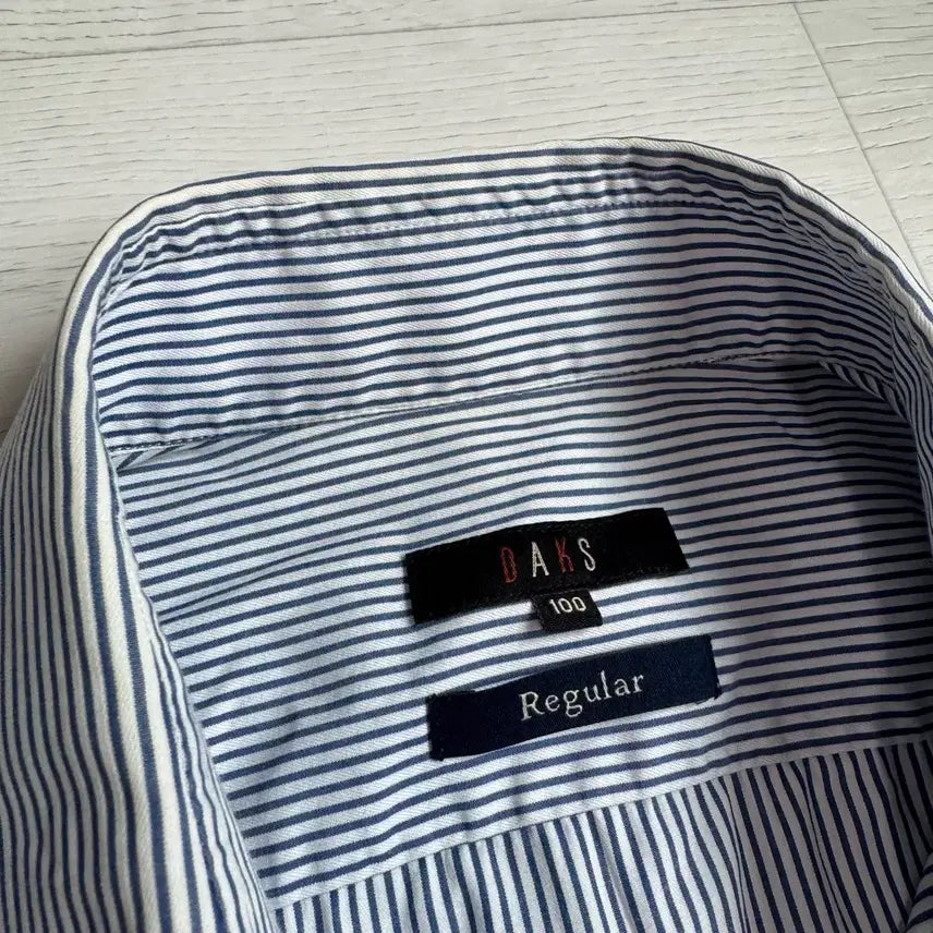 [BUNJANG] Daks Striped Shirt (Size 100) / 100 닥스 스트라이프 셔츠