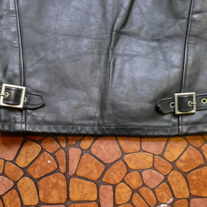 [BUNJANG] Schott NYC Vintage Single Rider Leather Jacket / [W-M] 쇼트 Schott USA 빈티지 싱글 라이더 가죽자켓
