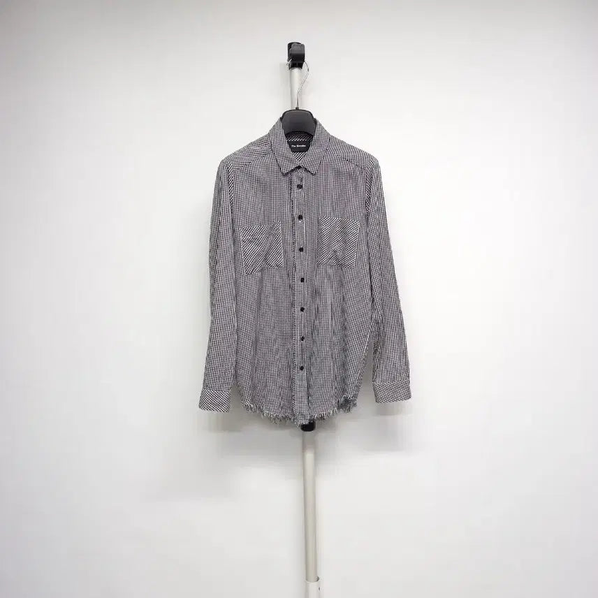 [BUNJANG] Couples Check Long Sleeve Blouse / 쿠플스 춘하추 체크 긴팔블라우스 44 55