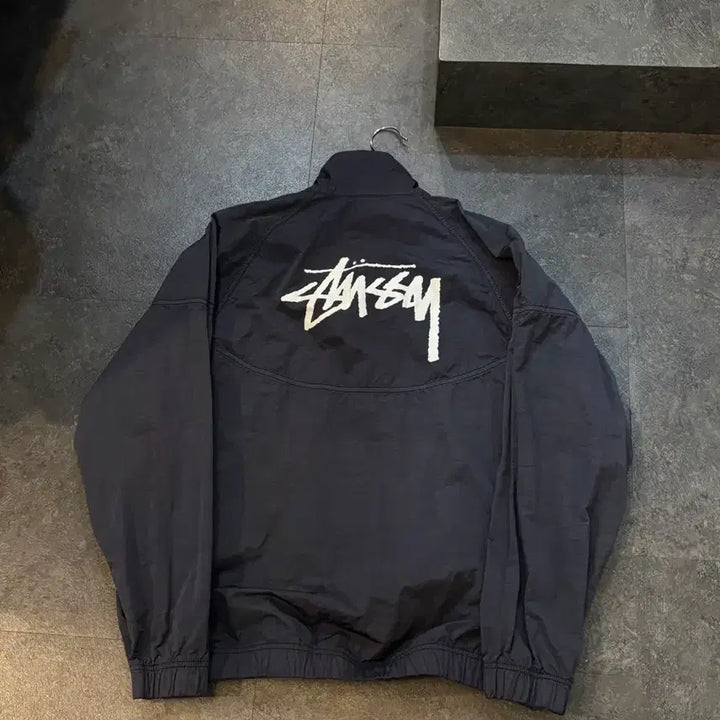 [BUNJANG] Nike x Stussy Windrunner Off Noir Jacket / 나이키X스투시 나투시 윈드어어 오프 느와르 자켓