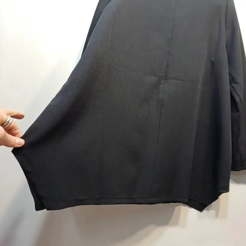 [BUNJANG] V-Neck Long Blouse / 블랙 V넥 롱 블라우스100사이즈봄가을   64194