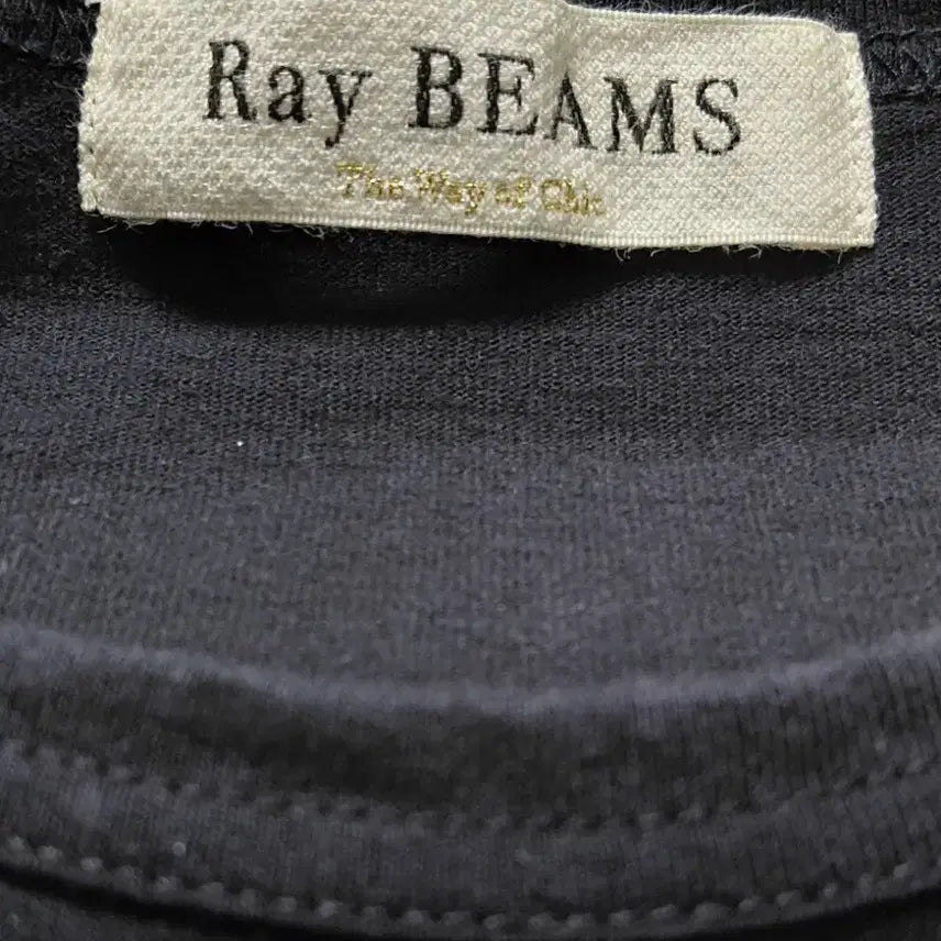 [BUNJANG] Ray BEAMS Frill Sleeve T-shirt / [Ray BEAMS/M] 레이 빔즈 배색 프릴 소매 티셔츠