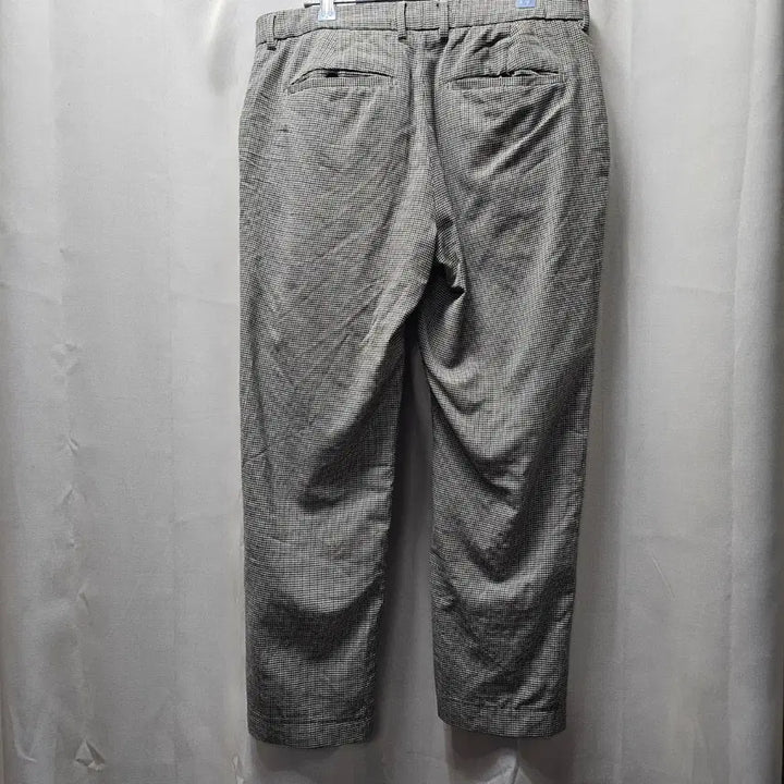 [BUNJANG] TIME HOMME Check Wool Blend Slacks / [TIME] 타임 옴므 체크 울 블렌드 슬랙스 (78-94)