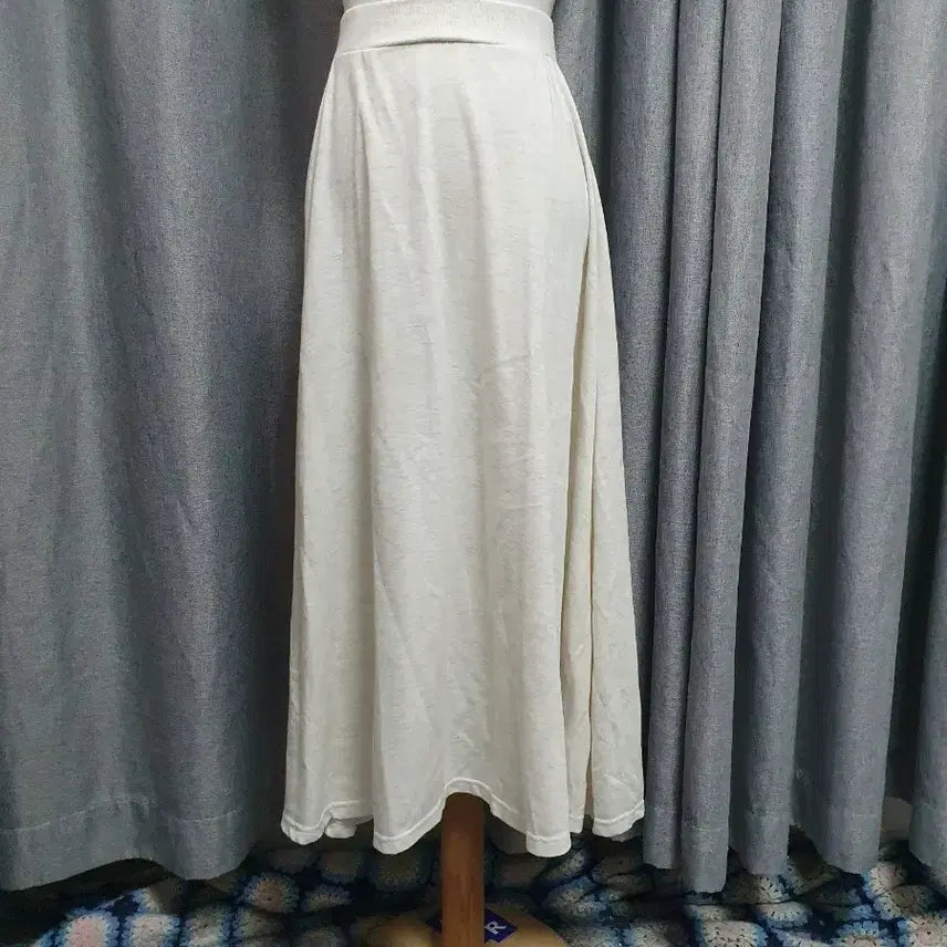 [BUNJANG] Melange Banding Long Skirt / 멜란지 밴딩 롱스커트