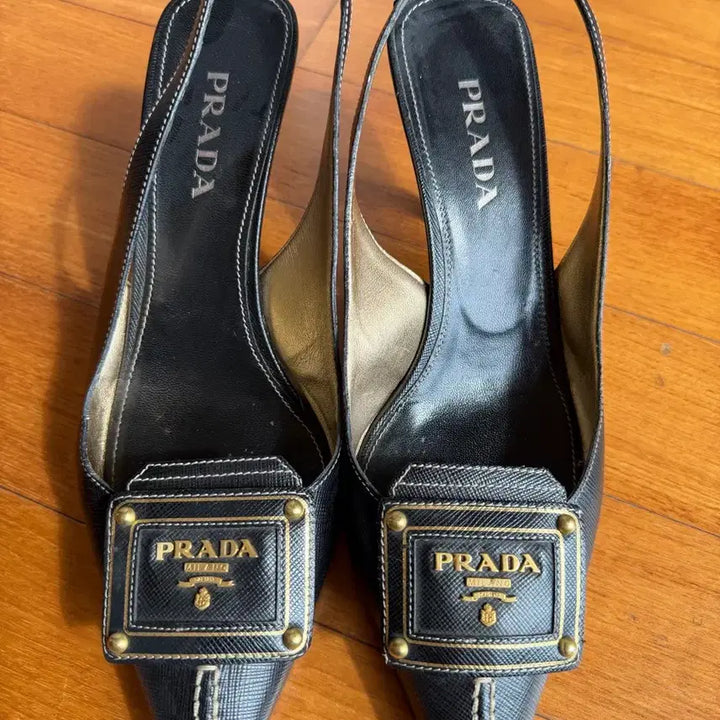 [BUNJANG] Prada Slingback Mules 240 / 프라다 슬링백 샌들 뮬 240