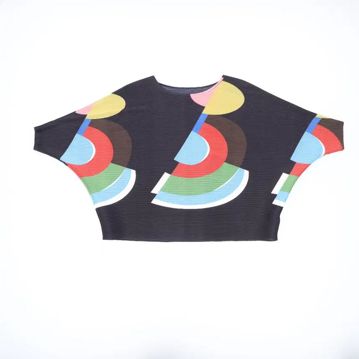 [BUNJANG] FF Plara Pleats Blouse T-Shirt / FF 플라라 플리츠 블라우스 티셔츠 0417H1