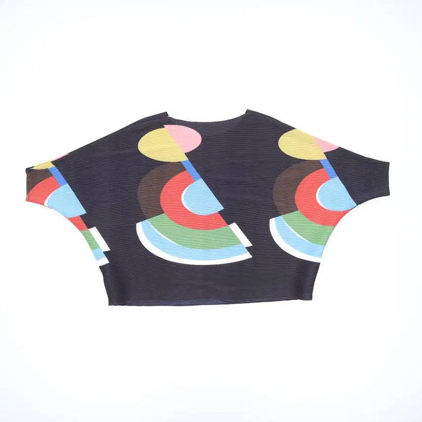 [BUNJANG] FF Plara Pleats Blouse T-Shirt / FF 플라라 플리츠 블라우스 티셔츠 0417H1