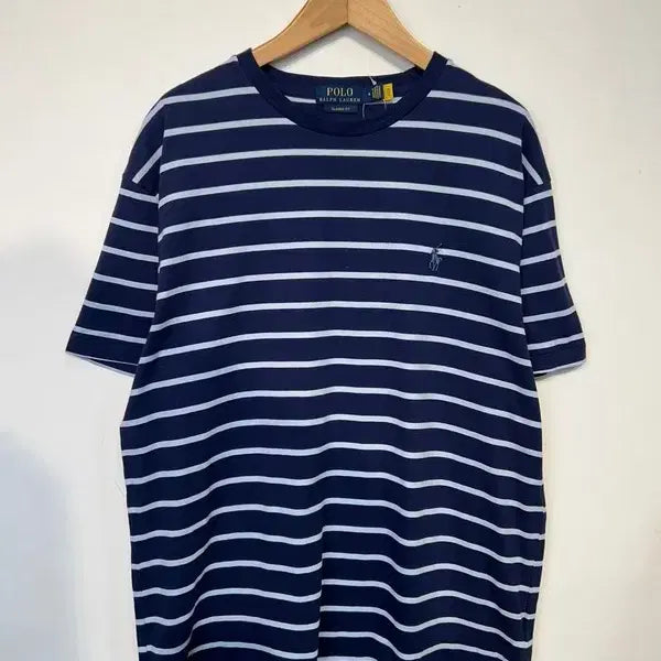 [SOLD OUT] 미디움 폴로 랄프 로렌 클래식 핏 스트라이프 저지 반팔 티셔츠