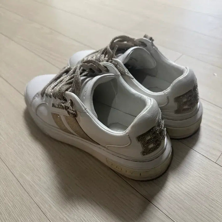 [BUNJANG] Bally White Leather Sneakers Women&