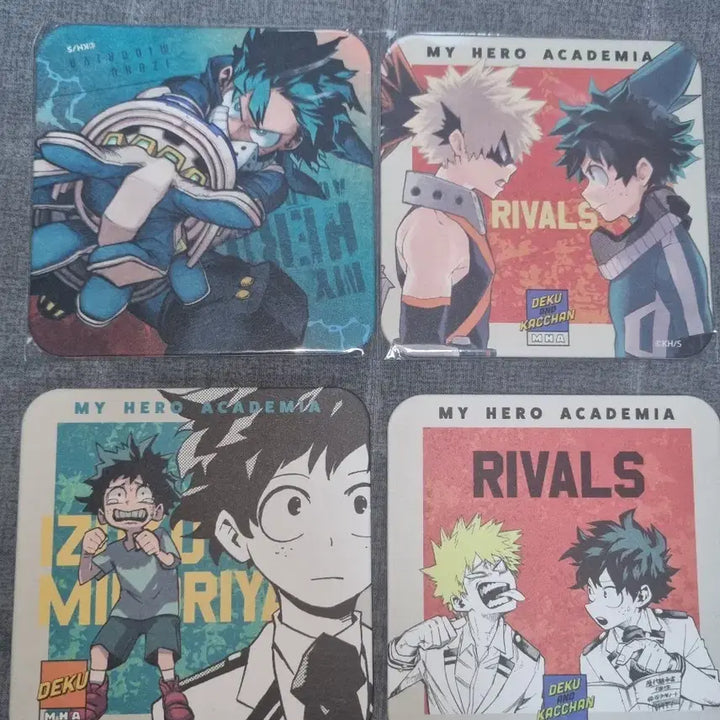 [BUNJANG] My Hero Academia Coaster Set / 나히아 코스터 4종 세트 새상품