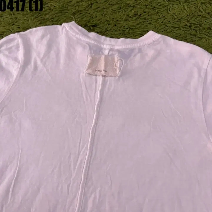 [BUNJANG] Matinkim White Logo T-shirt / 마뗑킴 반팔 티셔츠 화이트 로고티