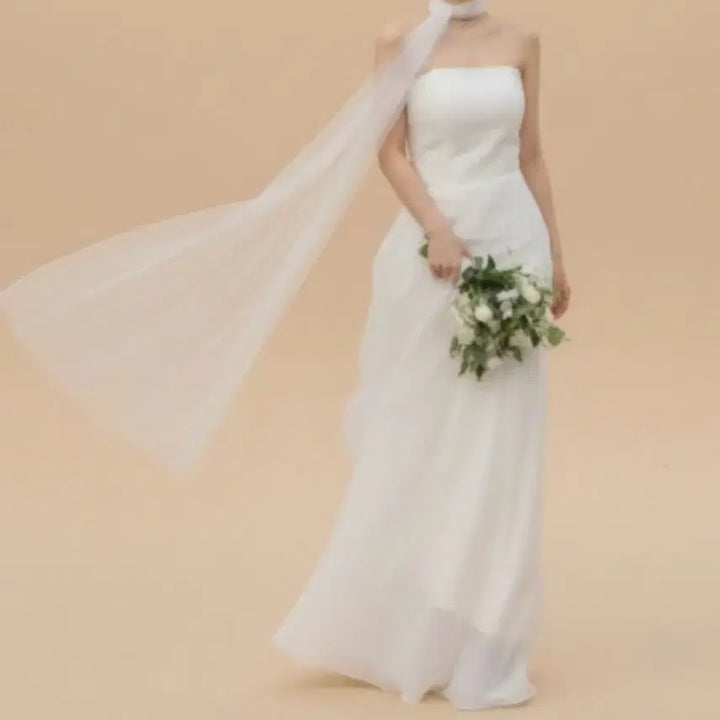 [SOLD OUT] (새상품) 웨딩드레스 튜브탑 스냅 촬영