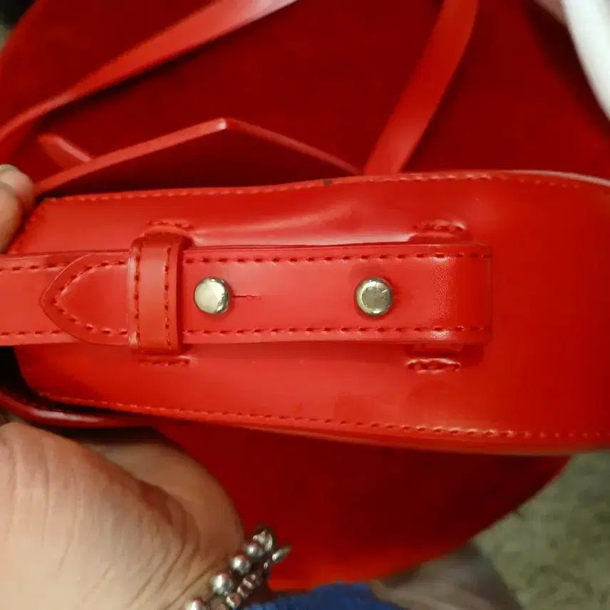 [BUNJANG] Stand Oil Red Crossbody Bag / 스탠드오일 레드 크로스백