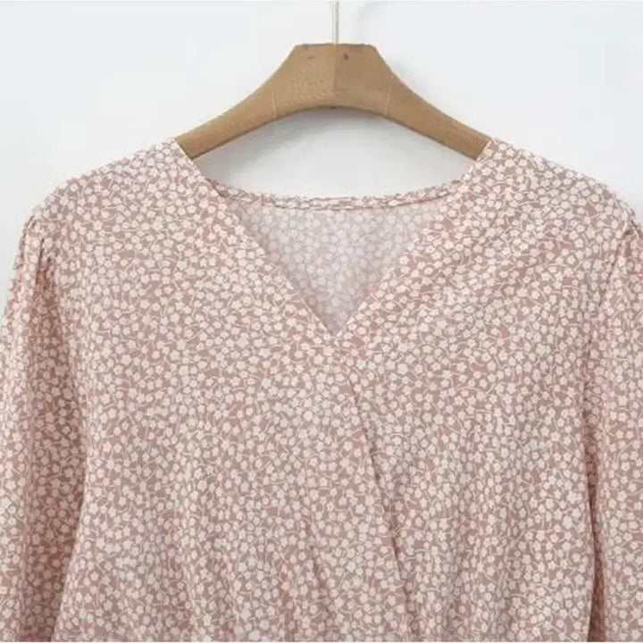 [SOLD OUT] 플라워 롱 플리츠 원피스(새상품)