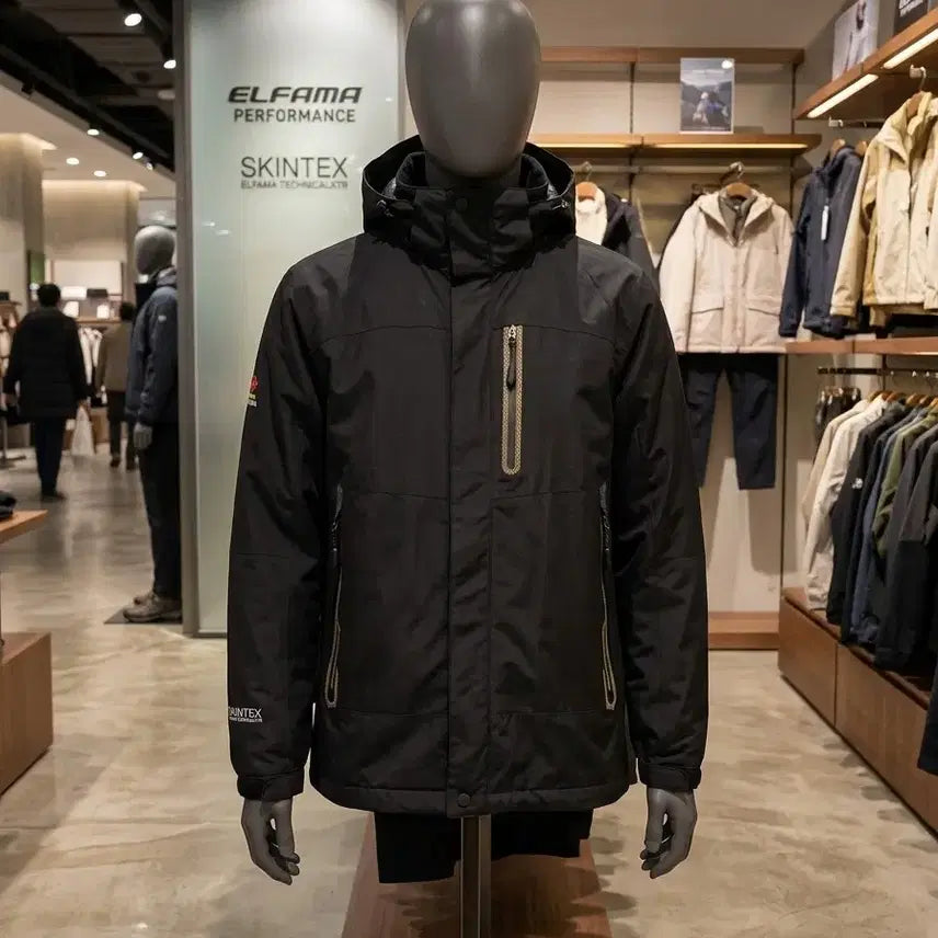 [SOLD OUT] 95/ELFAMA(내피분리형)테크니컬 블랙 스킨텍스 자켓