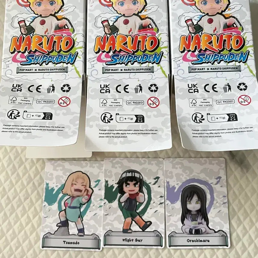 [SOLD OUT] 나루토 팝마트 유년기 3종일괄판매 츠나데+가이+오로치마루