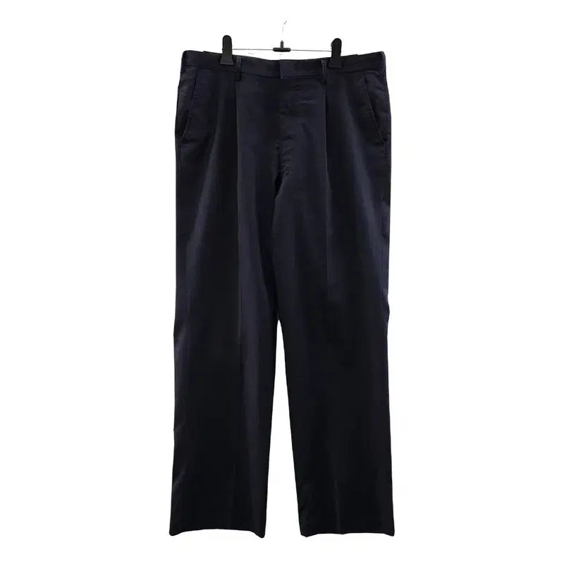 [BUNJANG] Vintage Navy Wool Slacks / 빈티지 비즈니스 캐주얼 네이비 울 슬랙스팬츠