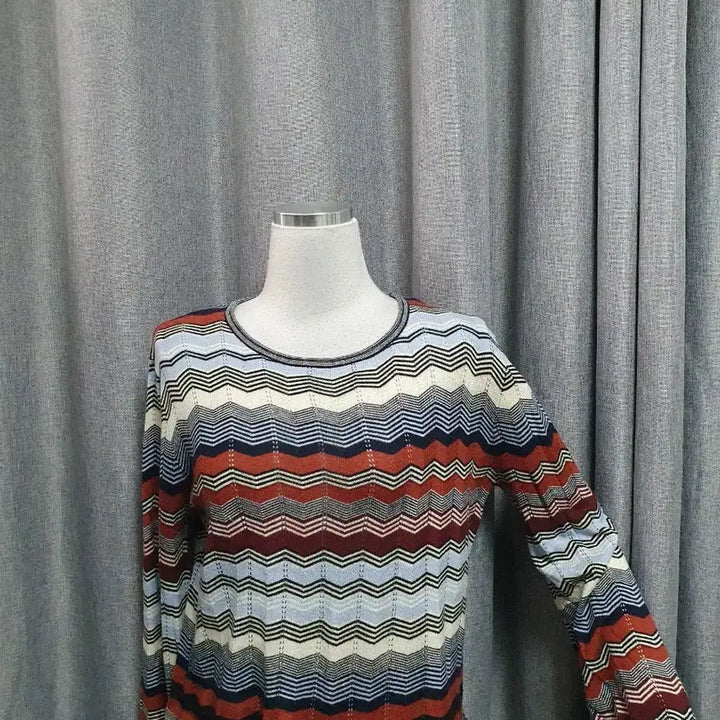 [BUNJANG] Ethnic Long Sleeve Knit Top / 에스닉 롱슬리브니트