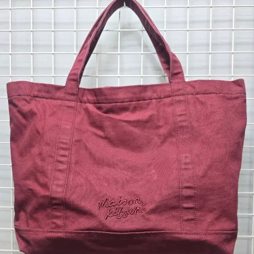 [SOLD OUT] 메종키츠네 정품 여성용 면 숄더백