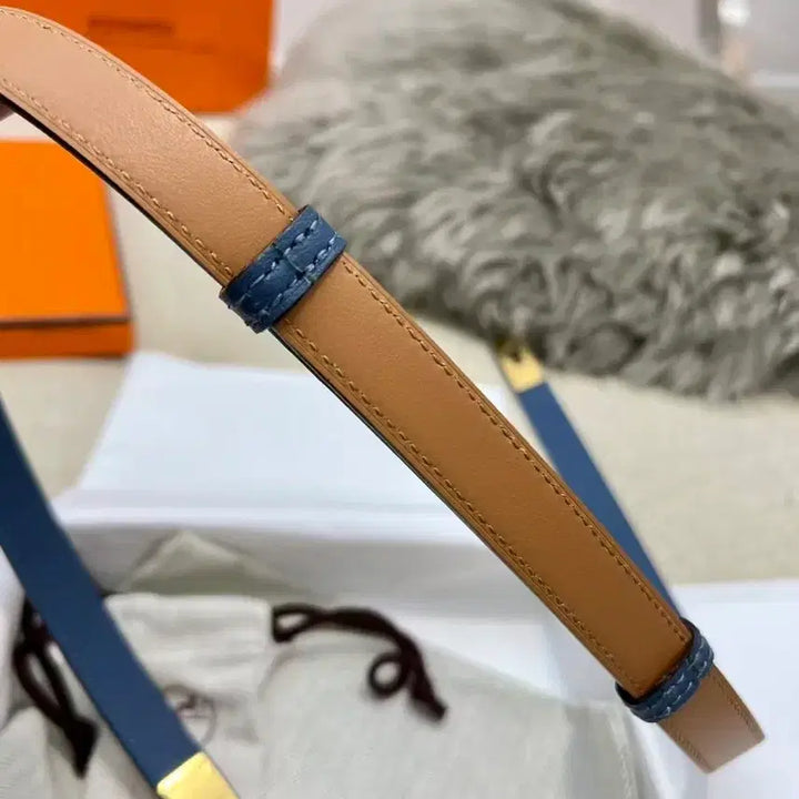 [BUNJANG] Hermès Kelly Belt 1.8cm - Blue / 에르메스 여성 켈리 벨트 1.8cm 폭 제품입니다