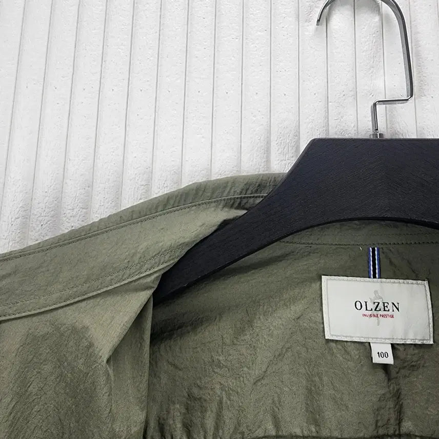 [BUNJANG] Olzen Solid Nylon Pocket Short Sleeve Shirt / [100]올젠 솔리드 나일론 포켓 반팔셔츠