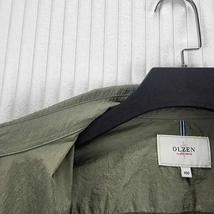 [BUNJANG] Olzen Solid Nylon Pocket Short Sleeve Shirt / [100]올젠 솔리드 나일론 포켓 반팔셔츠