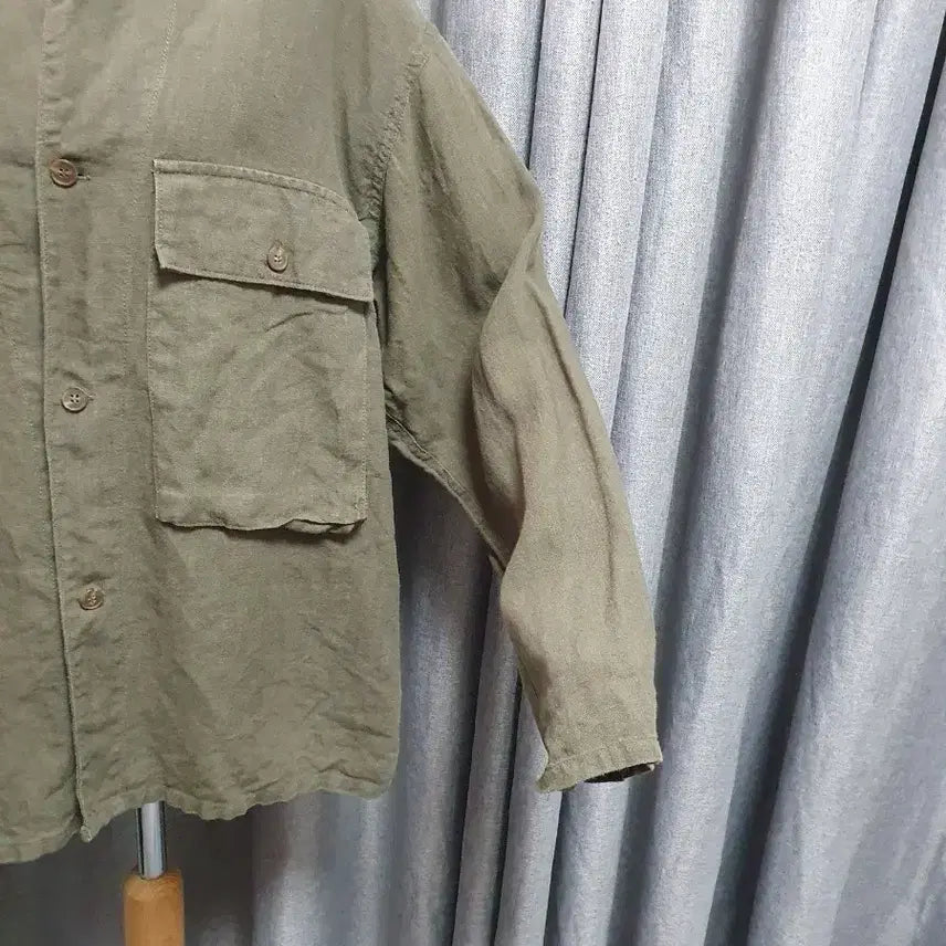 [BUNJANG] Oversized Linen Jacket / 빅포켓 오버 린넨 자켓