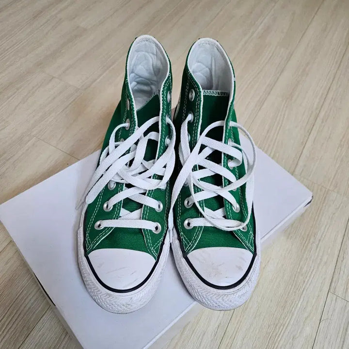 [SOLD OUT] (실착1회) 컨버스 척테일러 올스타 아마존그린 235