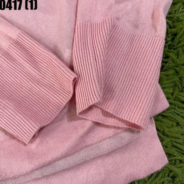 [BUNJANG] Calvin Klein Pink Cardigan / CK 캘빈클라인 핑크 가디건