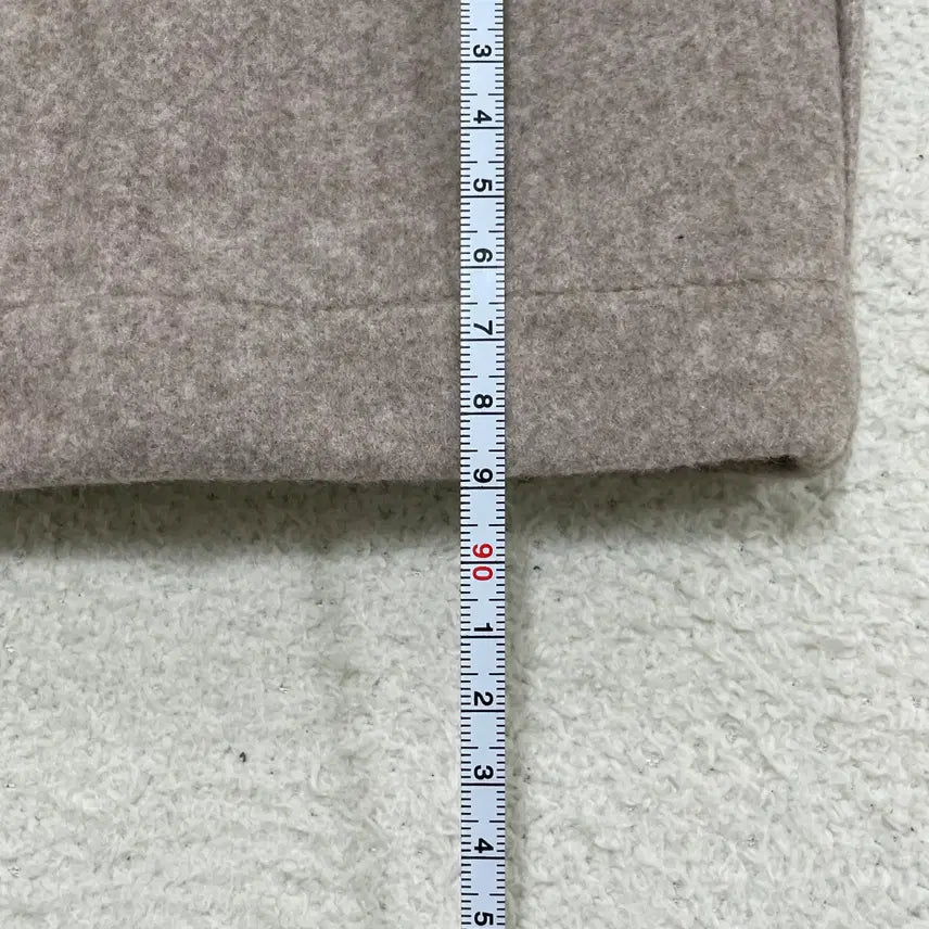[BUNJANG] ZioZio Beige Fleece Lined Banding Slacks Pants / 88 지오송지오 베이지 기모 밴딩 슬랙스 팬츠 0417-1