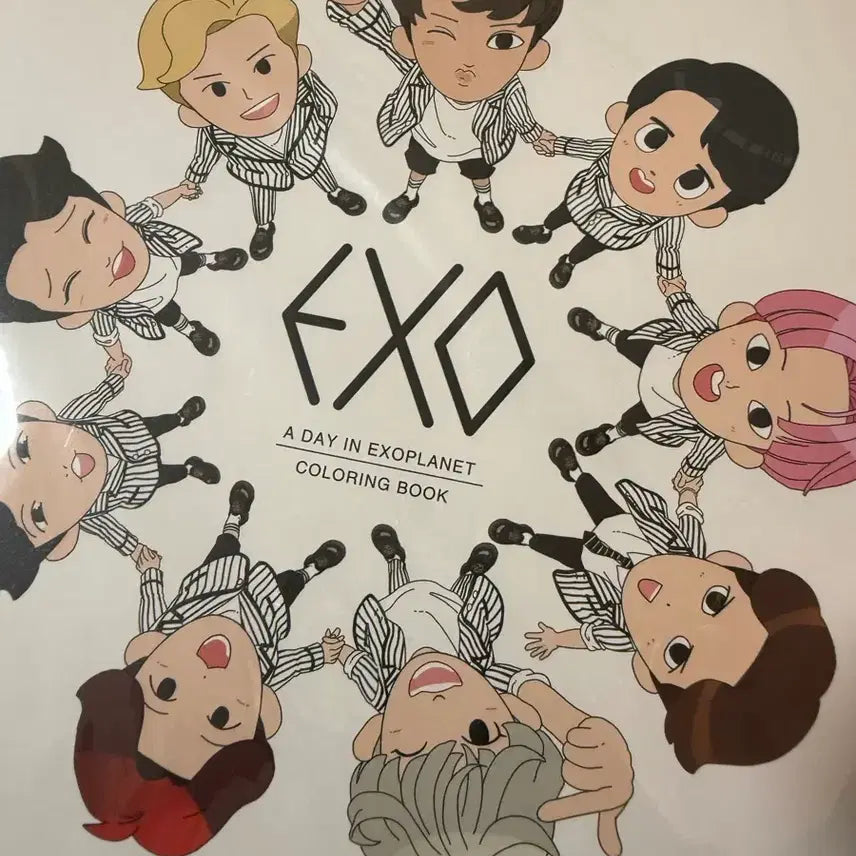 [BUNJANG] EXO Coloring Book / 엑소 컬러링북