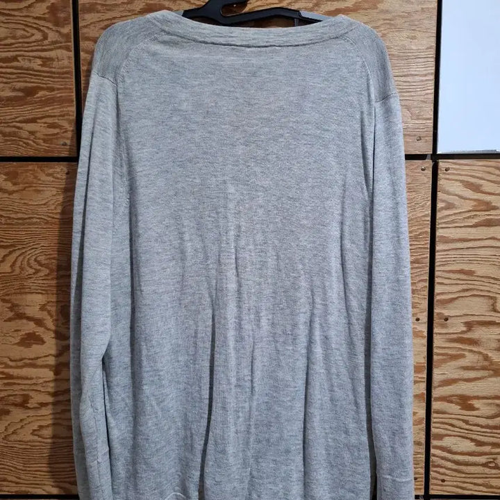 [BUNJANG] Marina Rinaldi Gray Long Cardigan / 6.마리나리날디 회색 롱 가디건