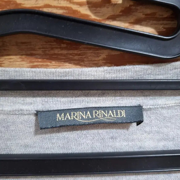 [BUNJANG] Marina Rinaldi Gray Long Cardigan / 6.마리나리날디 회색 롱 가디건