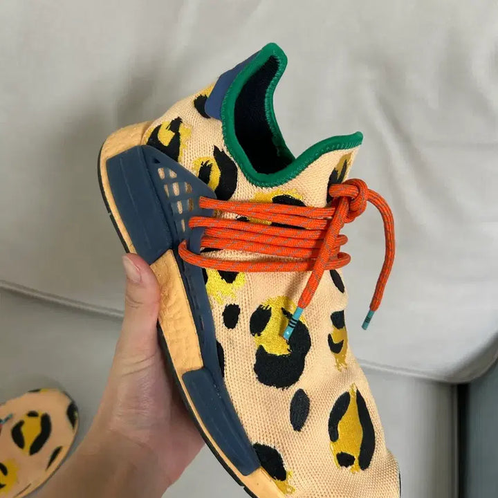 [BUNJANG] Adidas Pharrell Williams Human Leopard Sneakers / 아디다스 팔렐 윌리엄스 휴먼 레오파드 스니커즈