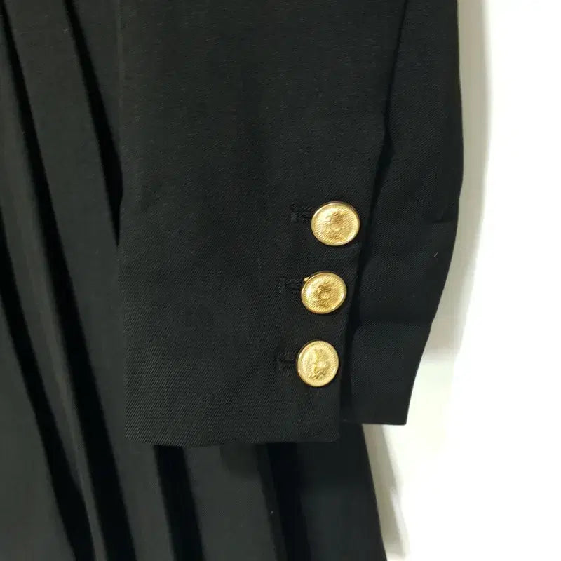 [BUNJANG] Pleated Coat Dress M / 플리츠 코트형 원피스 M_M2035