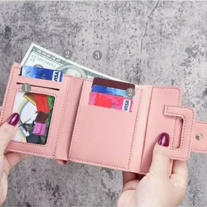[SOLD OUT] 진핑크 여성 반지갑(새상품)