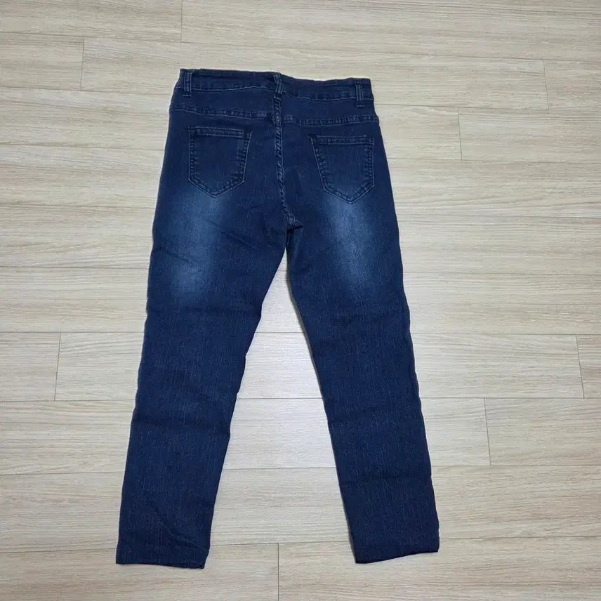 [SOLD OUT] (실착1회) 진청 데님스키니 키작녀 청바지 S사이즈