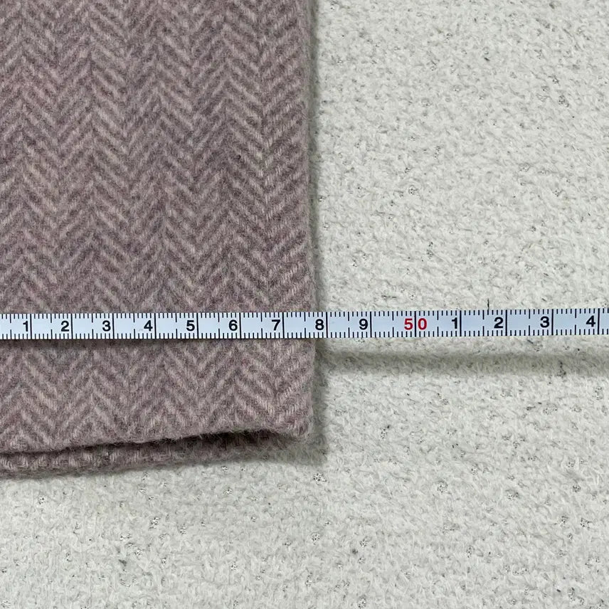 [BUNJANG] S Soul Wool Blend Herringbone Pattern Long Skirt / S 쏘울 울 혼방 헤링본 패턴 롱 스커트 0417-1