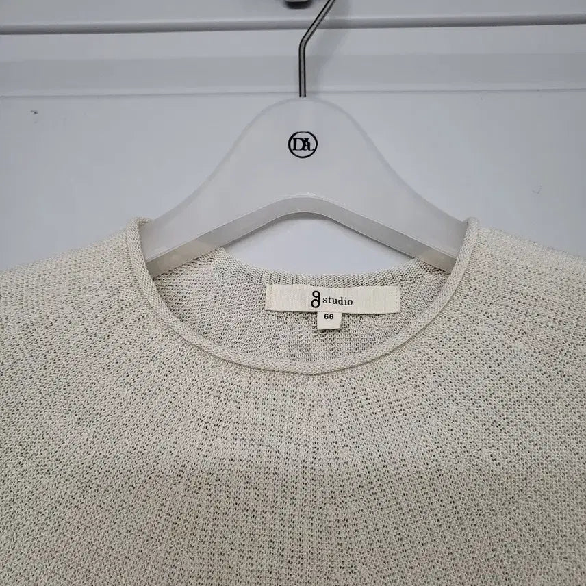[BUNJANG] G-Studio Ivory Knit T-shirt / 지스튜디오  반팔 니트티 아이보리