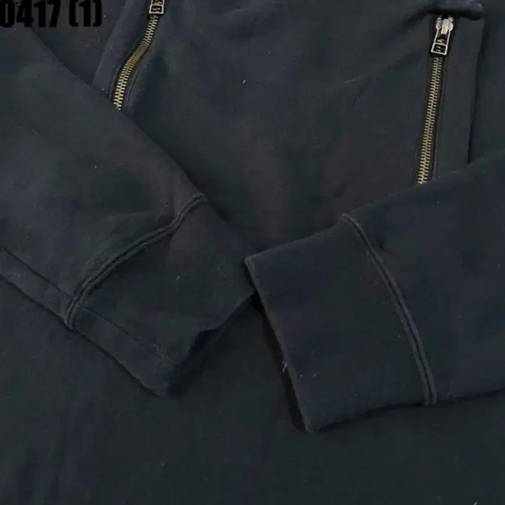 [BUNJANG] Nike Black Pocket Hoodie Zip-up / 나이키 블랙 후드 집업 포켓 후드