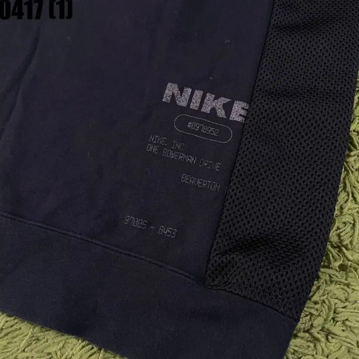 [BUNJANG] Nike Black Pocket Hoodie Zip-up / 나이키 블랙 후드 집업 포켓 후드