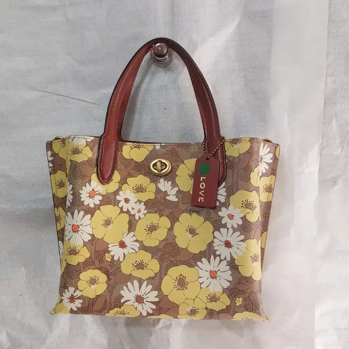 [BUNJANG] Coach Flower Pattern Tote Bag / 미사용 코치 플라워 패턴 토트백 판매합니다