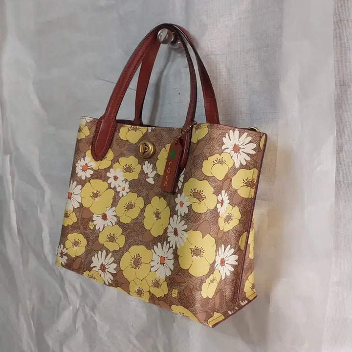 [BUNJANG] Coach Flower Pattern Tote Bag / 미사용 코치 플라워 패턴 토트백 판매합니다