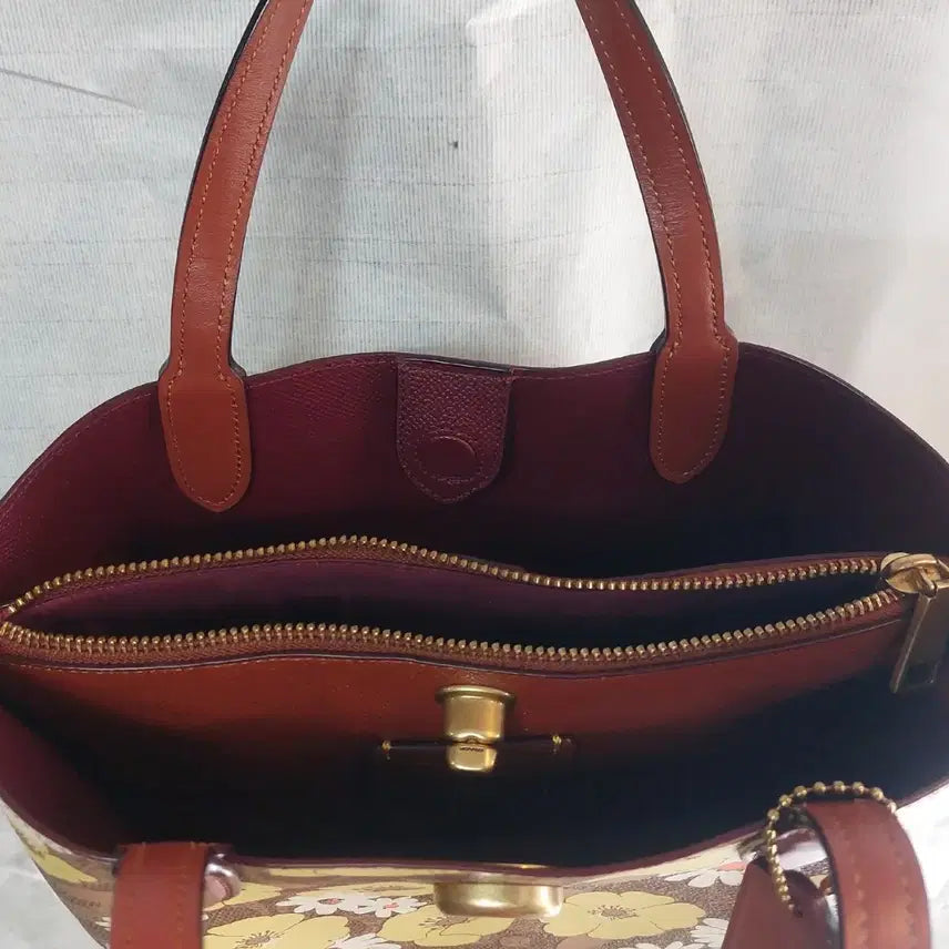 [BUNJANG] Coach Flower Pattern Tote Bag / 미사용 코치 플라워 패턴 토트백 판매합니다