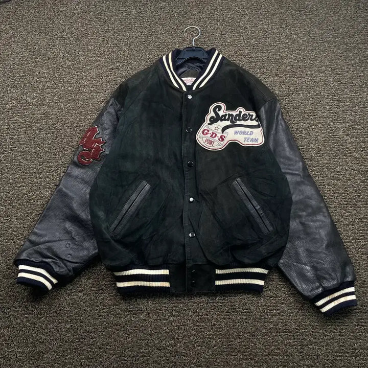 [SOLD OUT] Vintage 빈티지 레더 바시티 자켓