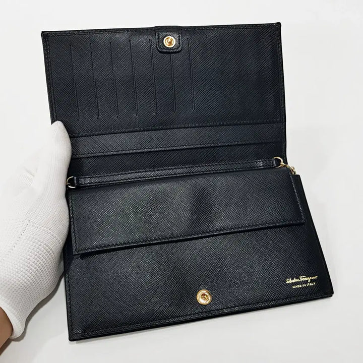 [BUNJANG] Ferragamo Ginny Chain Wallet Crossbody Bag / 정품)페라가모 지니 체인 지갑 크로스백