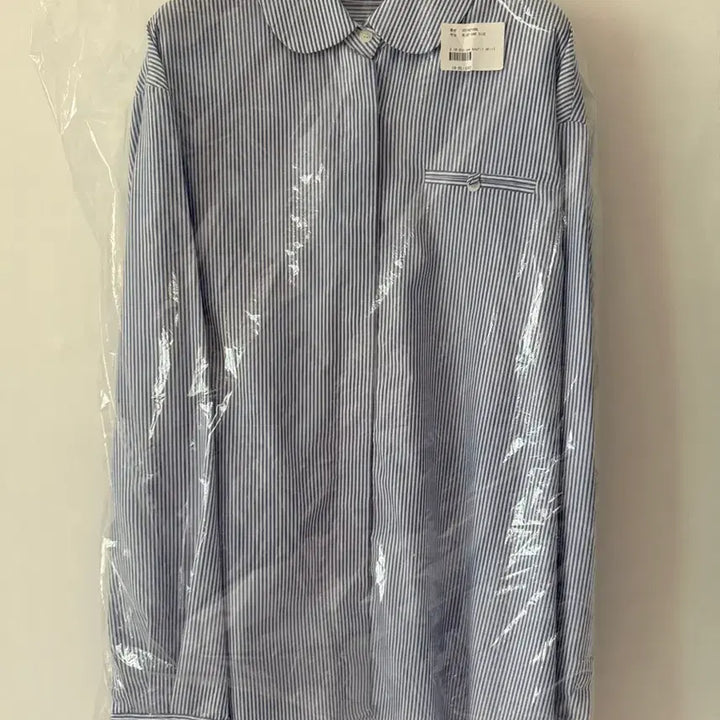 [BUNJANG] ISSUE NUMBER Blouse and Skirt Set / 이슈넘버 스트라이프 블라우스 셔츠 + 플리츠 스커트 셋업 새상품
